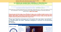 Desktop Screenshot of forumsegretari.emunicipio.it